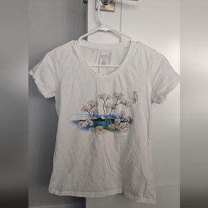 Uniqlo X Hokusai Blue Women's Small T-shirt